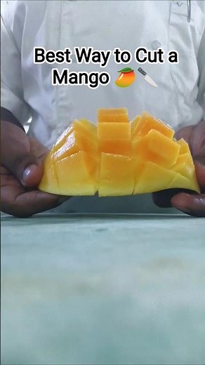 Best Way to Cut a Mango 🥭🔪 | Chef Technique #shorts #cheflife #chefskills