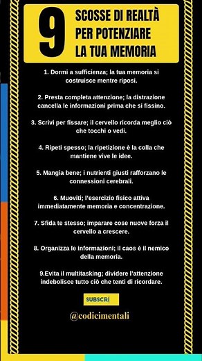 9 Trucchi Rapidi per Migliorare la Memoria Subito