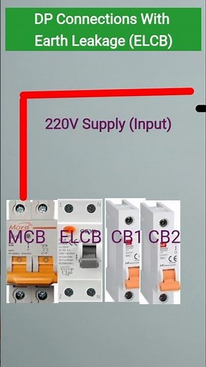 ELCB Wiring Connection | ELCB Installation | electrician near me