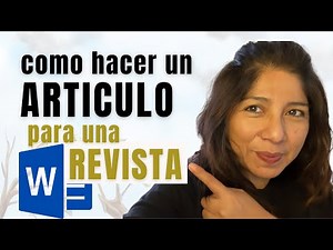 ✍️ HOW TO WRITE AN ARTICLE FOR A MAGAZINE WITH WORD