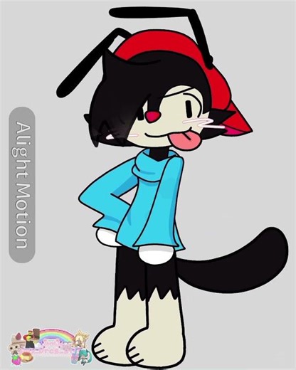 wakko animation i made #shorts #tweening #animaniacs #bome