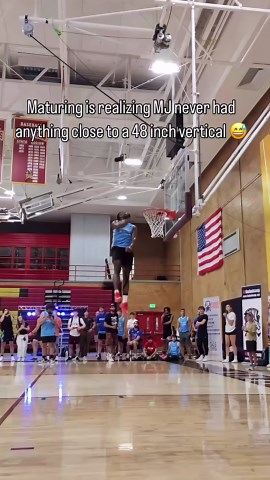 MJ's vertical jump challenge