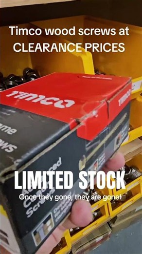 Timco wood screws at CLEARANCE PRICES - Limited Stock!