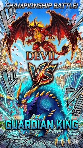 Guardian king 👑 VS Devil 😈 Ancient VIST battle end. #dynamons #dynamonsworld #gaming