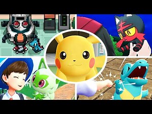 Pokémon Games ⸱ Evolution of Starter Special Interaction (HQ)