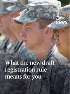 A new rule will automatically register men between 18 and 25 for the Selective Service starting in December. How will that work? The registration requirement for the Selective Service System, a database for the federal government in case of a military draft, is already law. But how it happens right now varies by state. Some make it part of registering for a driver's license or state ID; others don't. Registration rates have dropped, according to Selective Service data. The change, passed by Cong