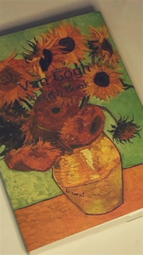 Van Gogh Aesthetics: Midnight Sketch Analysis 🌙🎨 | Sony ZV-E10 #sketchbook #art #drawing #shorts