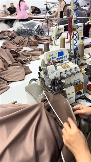 Polo Shirt Collar Attach by Overlock #poloshirt #collarattach #overlock