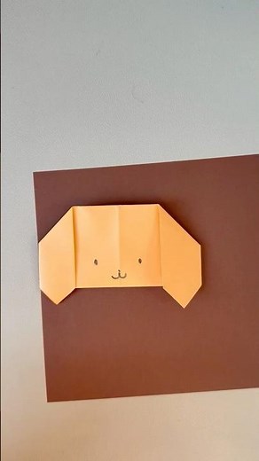 How to Fold a Cute Puppy? 🐶 | Easy Origami for Kids