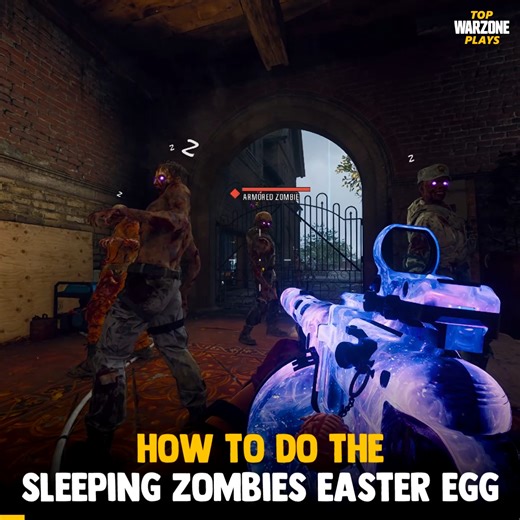 How to do the sleeping zombies easter egg on Shattered Veil! 😴 | Top Warzone Plays