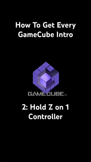 How to get every GameCube StartUp Intro #gamecube #wii #nintendo #startup #mario #2001 #gaming #old