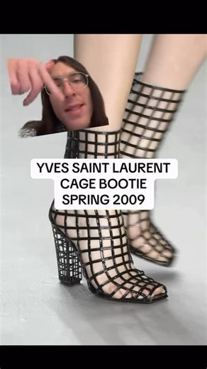 Jack Savoie on Instagram: "To the shoe that started me on this journey and brought me to all of you! 2025 has been an incredible year. Thank you all for following along and for all your support. Cheers to 2026 and the adventures that await! 👠 #shoesofthepast #shoes #ysl #yslcagebootie"