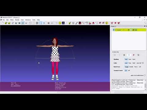 How To Reduce The Polygon Count Of A 3d model (from High poly to low poly) In Meshlab