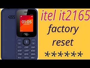 iTel it 2165 reset restart and factory reset tutorial/iTel button mobile hard reset format