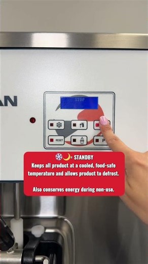Spaceman Soft Serve Machine Buttons