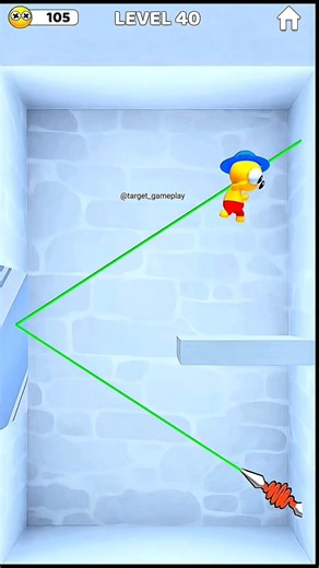 head shot by spear 😍 | spring spear game Level 40 #shorts #gaming #target_gameplay #games #gameplay