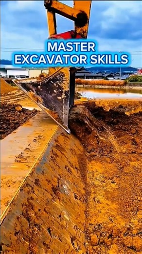 Master Excavator Skills: Perfect Grading & Slope Cuttin Technique!