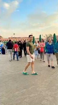 De visita en la plaza Jemaa el-Fna acogedora, hermosa y mágica Marrakech 🇲🇦💫 Reino de Marruecos