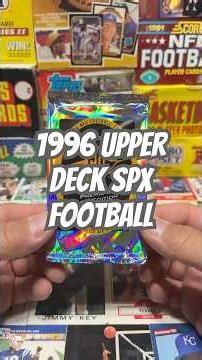 1996 Upper Deck SPx Holoview ONE CARD! 🤞 #waxingjunk #nfl #football #footballcards