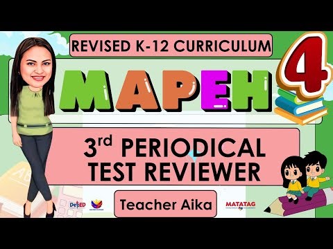 MAPEH 4 GRADE 4 Quarter 3 THIRD Periodical Test Reviewer #grade4#revisedk12curriculum#teacheraika