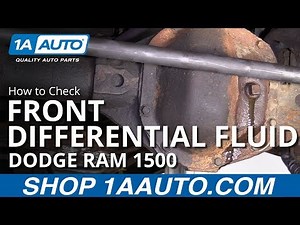How to Check Front Differential Fluid 94-02 Dodge Ram 1500