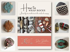 How to Wrap Rocks, a Downloadable PDF E-book With Step-by-step Instructions for Wrapping Stones. Includes Demonstrations and Tutorials. - Etsy