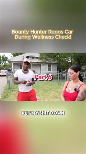 Bounty Hunter Repos Car During Wellness Check! #copsoftiktok #cheater #cops #police #bountyhunter