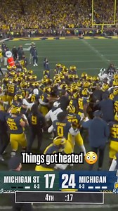 160K views · 13K reactions | Things got heated on the final seconds between Michigan and Michigan State | College Football on FOX | Facebook