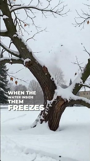 Why Trees Explode in Extreme Cold