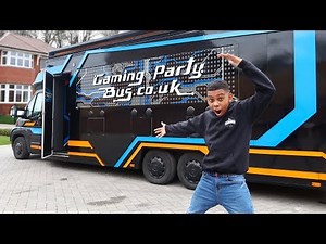 GIANT! GAMING Party Bus Came To My HOUSE