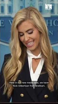 White House press secretary, Katie Zacharia holds first press briefing