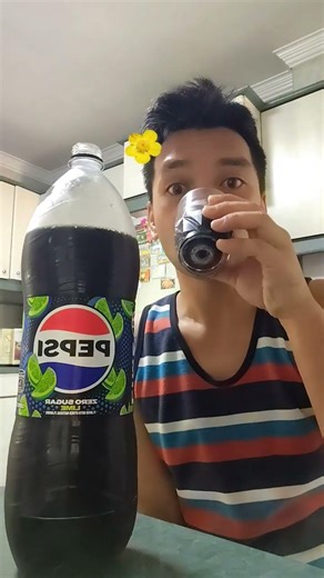 ASMR Drinking Refreshing Beverage Pepsi Cola Zero Sugar Lime #asmrsounds #asmrdrinking #shortsvideo