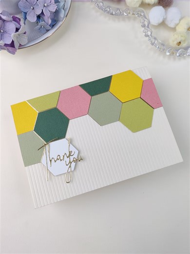 Comment 'Material' for product details. Do your handmade cards sometimes feel incomplete or flat? A structured pattern can change everything. In this tutorial, we’re showing how using repeating hexagon elements adds dimension and visual flow to your design. 😍 All products are available on our website at www.crafterscorner.in To order WhatsApp us at 9810049368 #dressmycraft #dmc #dmcdies #cardideas #handmadecard #giftideas #giftcard #cardideas #cardmaking #tagidea #Thankyougifts #Thankyoucard #t