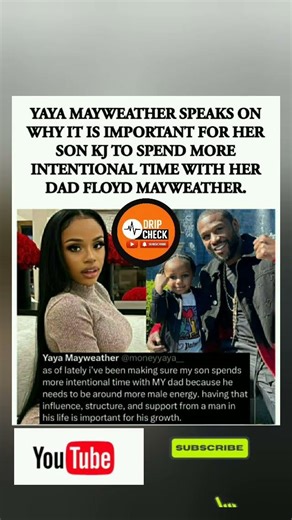 🗣️👨‍👦Yaya Mayweather says KJ needs more time with Floyd—"he needs male energy".#Shorts"