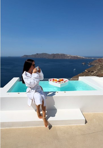 Imagine waking up here✨ #greece #santorini | santorini greece