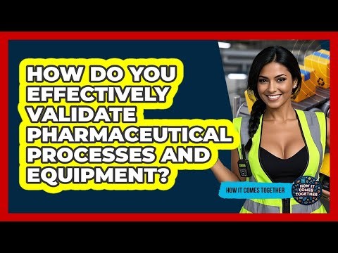 How Do You Effectively Validate Pharmaceutical Processes And Equipment? - How It Comes Together