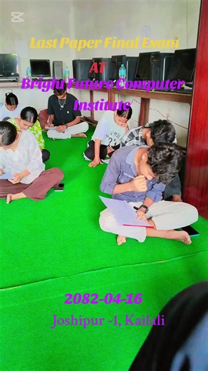 Final Exam Insights at Bright Future Computer Institute