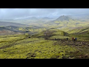 Laugavegur Hike Day 2 Wet and windy Hrafntinnusker to Álftavatn Iceland