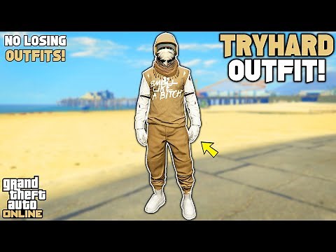 *UPDATE* GTA 5 ONLINE EASY TAN JOGGERS RIPPED SHIRT GLITCH TRYHARD MODDED OUTFIT 1.58! (NO TRANSFER)