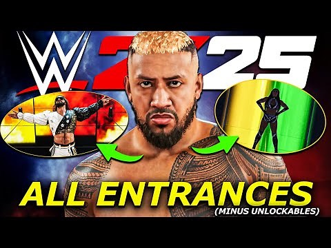 Every WWE 2K25 Entrance! Full Roster Showcase (5+ Hours!)