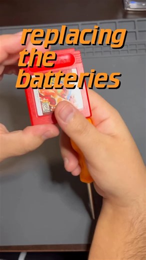 Chris Castello on Instagram: "Replacing the batteries on my Pokémon Cartridges. #pokemon #fix"