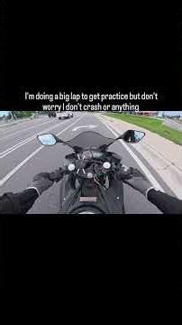 Riding my bike on a little highway after some practice #motorcycle #bluejrides #motovlog