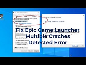 Fix Epic Game Launcher Crashes Detected | fixed 2023