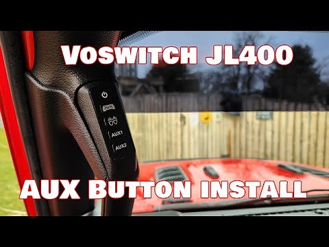 2023 Jeep Gladiator Rubicon VOSWITCH JL400 AUX Switch Install