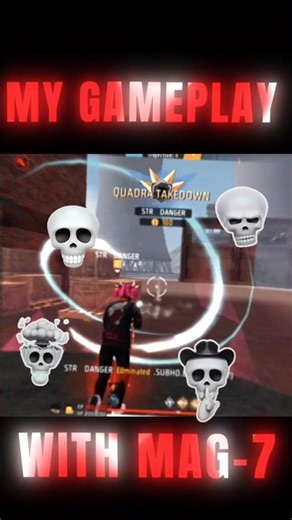 STR_DANGER CLUTH AND ACE WITH MAG-7 PLEASE SUPPORT AND SUBSCRIBE #FREEFIREMAX