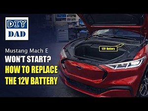Replacing the 12V Auxiliary Battery on a Mustang Mach E