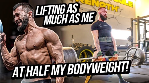 He’s half my size… and pulling the same weight! Anatoly is a beast