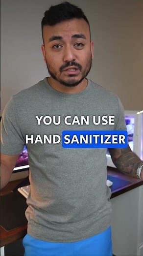 How to clean a white mouse!