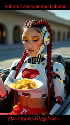 Robots Snack on Shrimp 🍤🤖 Red Lobster Free Ads Pay Me Promo