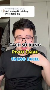 304K views · 3.4K reactions | Cách sử dụng pivot table trong excel #TINHOCMOS #tinhocvanphong #exceltips | Hảo Tin Học Văn Phòng | Facebook